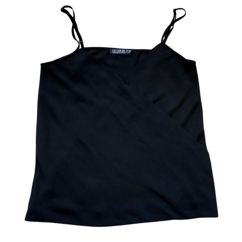 Cotton On Black Wrap Camisole